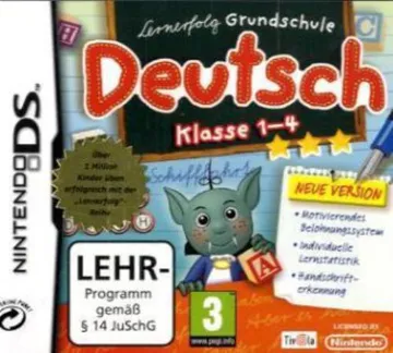 Lernerfolg Grundschule - Deutsch - Der Rechtschreibtrainer (Europe) (De,Tr) box cover front